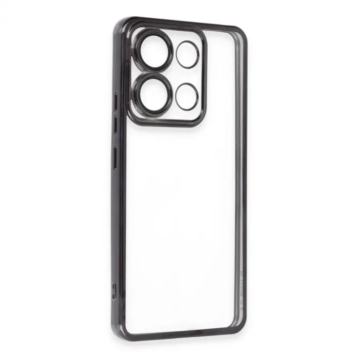 Xiaomi Poco X6 Pro Kılıf Razer Lensli Silikon - Siyah