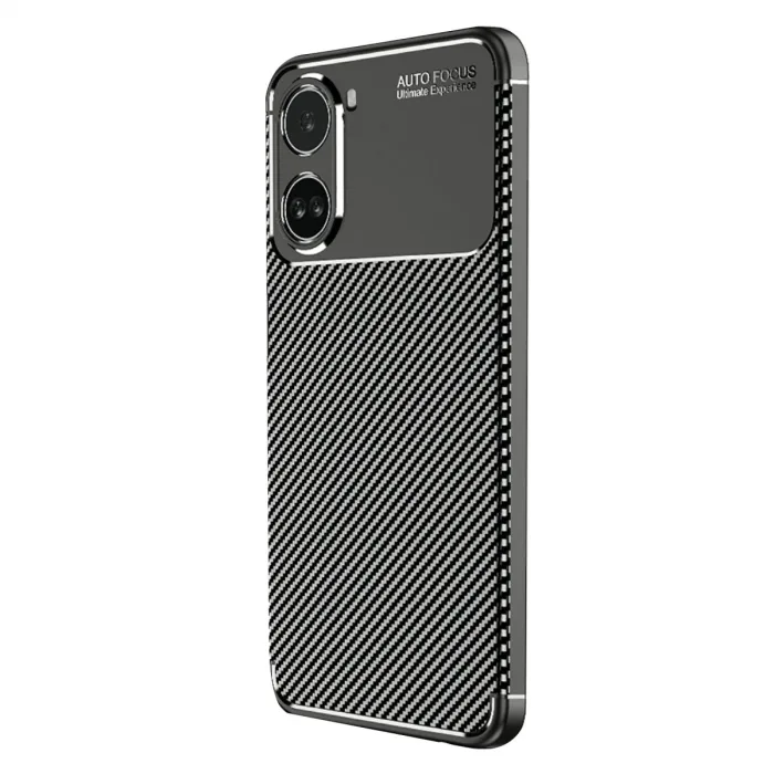 Xiaomi Poco X7 Pro Kılıf Auto Focus Karbon Kapak - Siyah