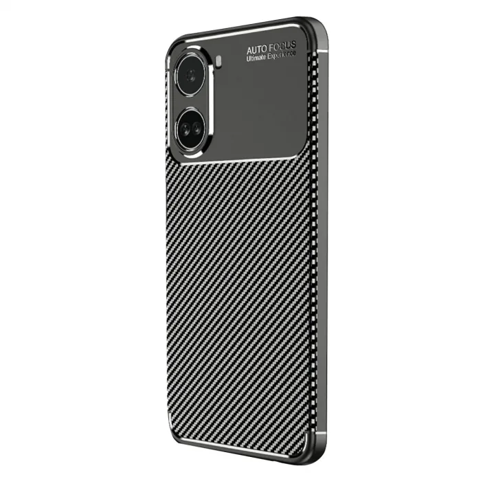 Xiaomi Poco X7 Pro Kılıf Auto Focus Karbon Kapak - Siyah