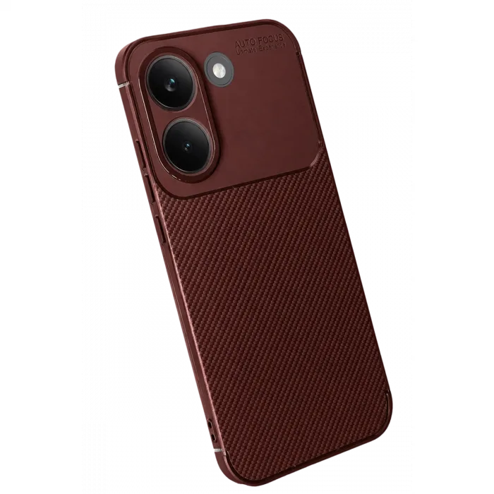 Xiaomi Poco X8 Pro Auto Focus Karbon Kapak - Bordo
