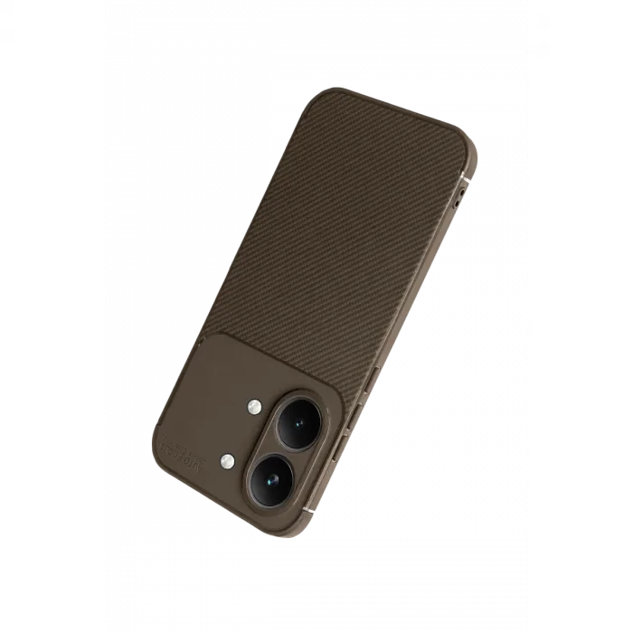 Xiaomi Poco X8 Pro Max Auto Focus Karbon Kapak - Kahverengi