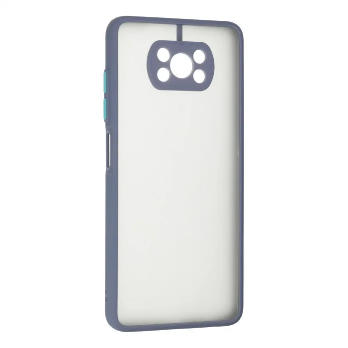 Xiaomi Pocophone X3 Kılıf Montreal Silikon Kapak - Gri