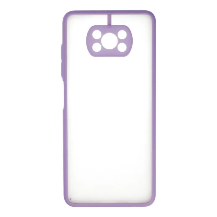 Xiaomi Pocophone X3 Kılıf Montreal Silikon Kapak - Mor