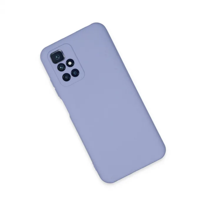 Xiaomi Redmi 10 2022 Kılıf Nano İçi Kadife Silikon - Lila