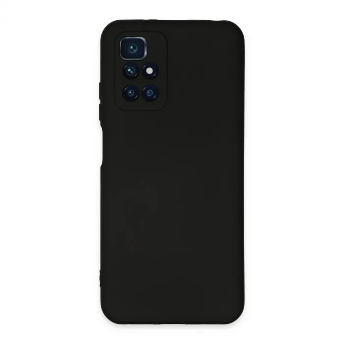Xiaomi Redmi 10 2022 Kılıf Nano İçi Kadife Silikon - Siyah