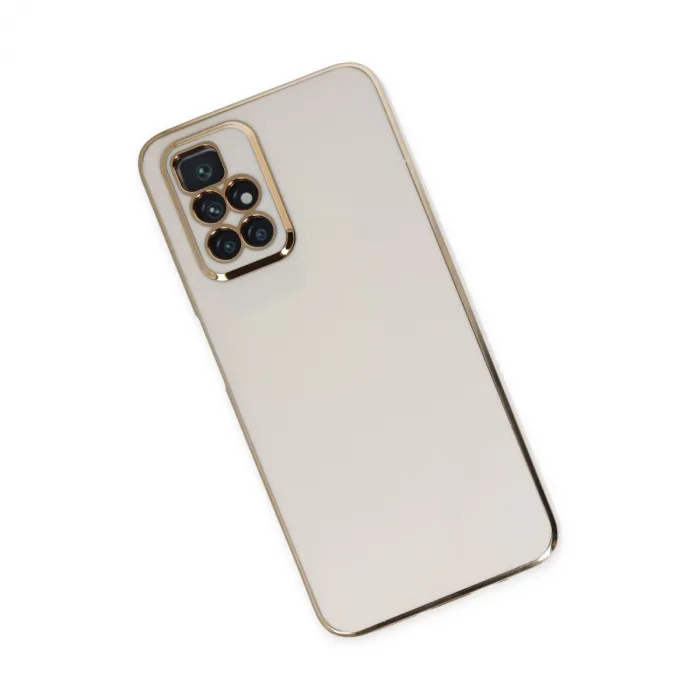 Xiaomi Redmi 10 2022 Kılıf Volet Silikon - Beyaz