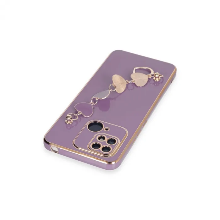 Xiaomi Redmi 10c Kılıf Esila Silikon - Mor