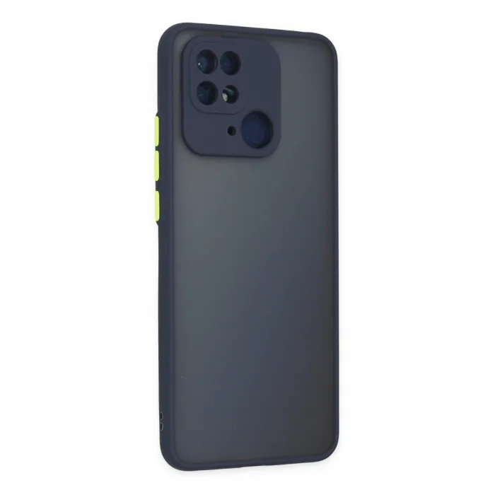 Xiaomi Redmi 10c Kılıf Montreal Silikon Kapak - Lacivert