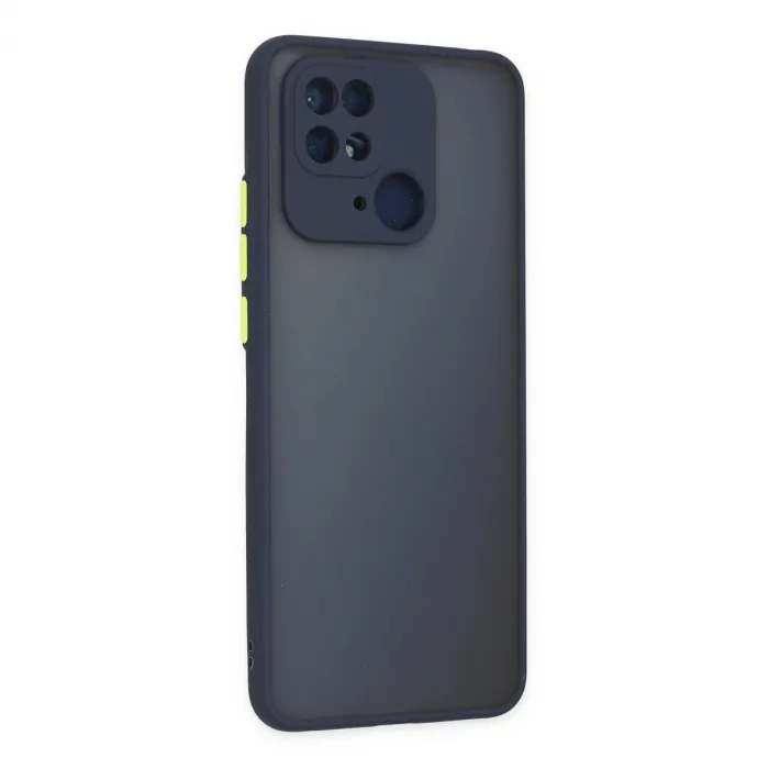 Xiaomi Redmi 10c Kılıf Montreal Silikon Kapak - Lacivert