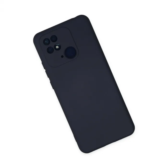 Xiaomi Redmi 10c Kılıf Nano İçi Kadife Silikon - Lacivert