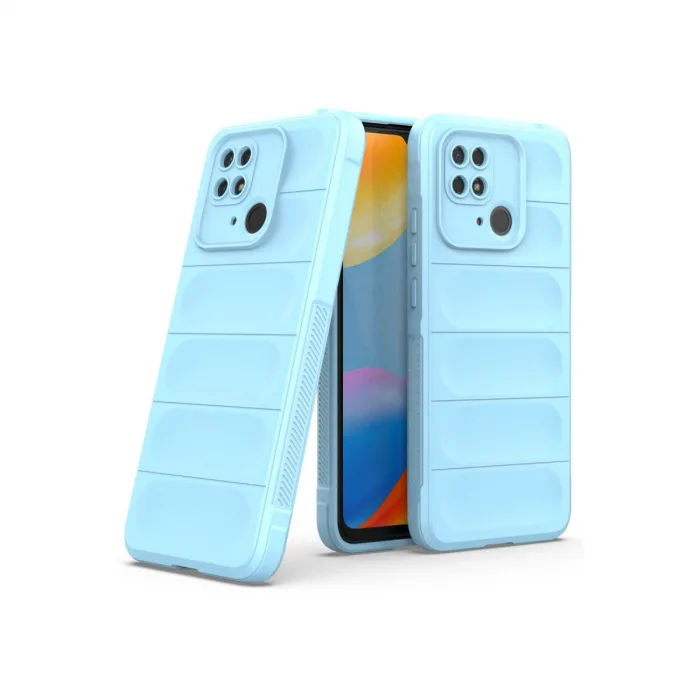 Xiaomi Redmi 10c Kılıf Optimum Silikon - Sky Blue