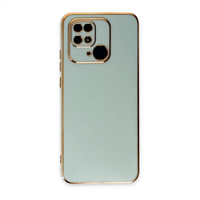 Xiaomi Redmi 10c Kılıf Volet Silikon - Açık Yeşil