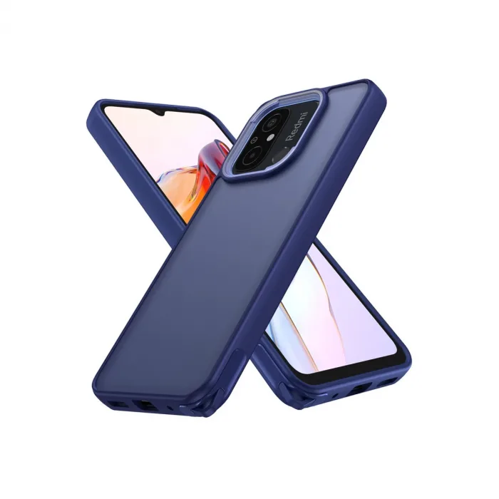Xiaomi Redmi 12c Kılıf Elegant Kapak - Lacivert