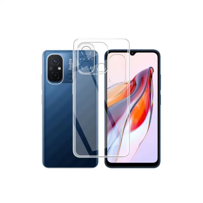 Xiaomi Redmi 12c Kılıf Lüx Şeffaf Silikon