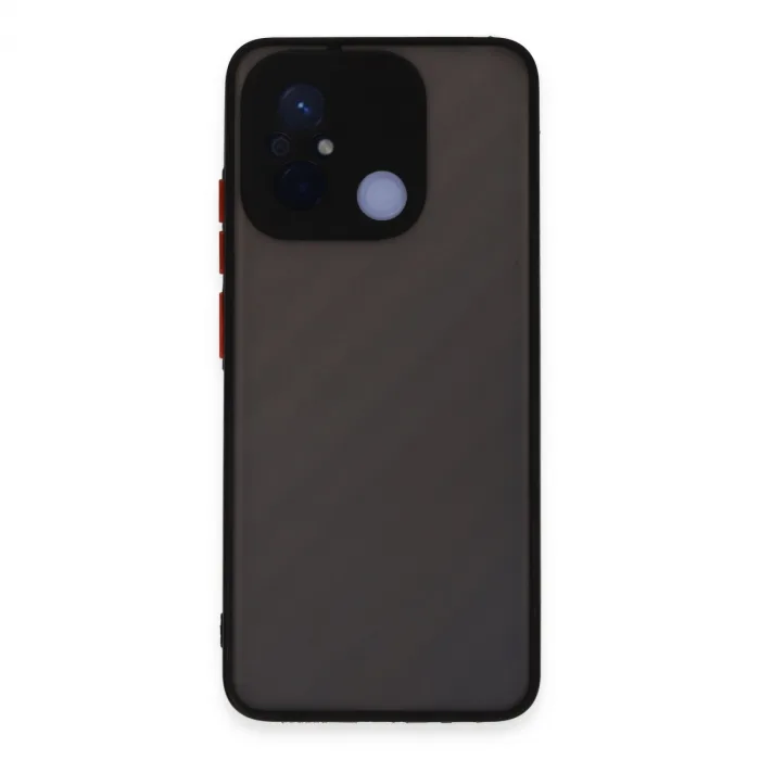 Xiaomi Redmi 12c Kılıf Montreal Silikon Kapak - Siyah