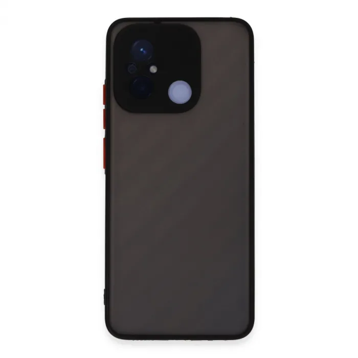 Xiaomi Redmi 12c Kılıf Montreal Silikon Kapak - Siyah