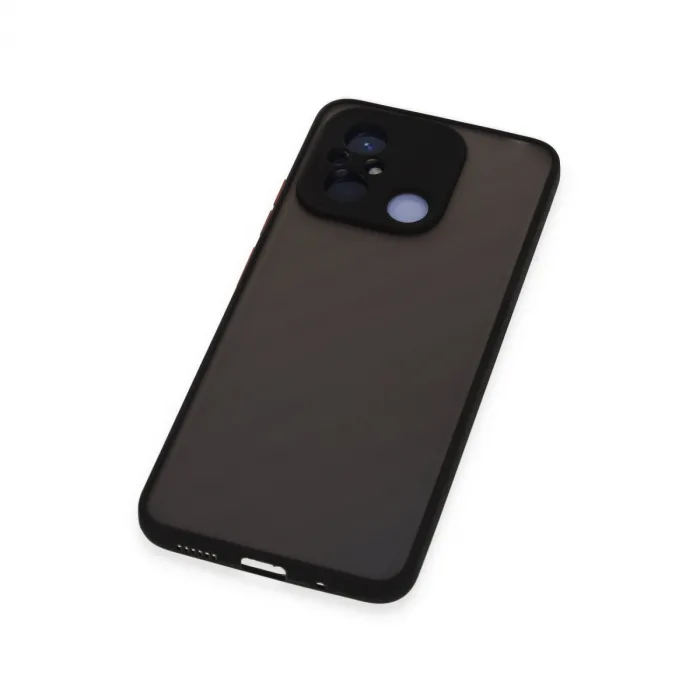 Xiaomi Redmi 12c Kılıf Montreal Silikon Kapak - Siyah