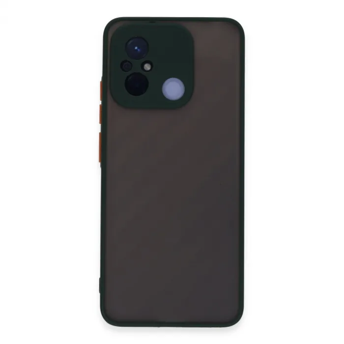 Xiaomi Redmi 12c Kılıf Montreal Silikon Kapak - Yeşil