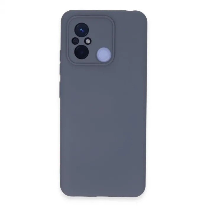 Xiaomi Redmi 12c Kılıf Nano İçi Kadife Silikon - Gri