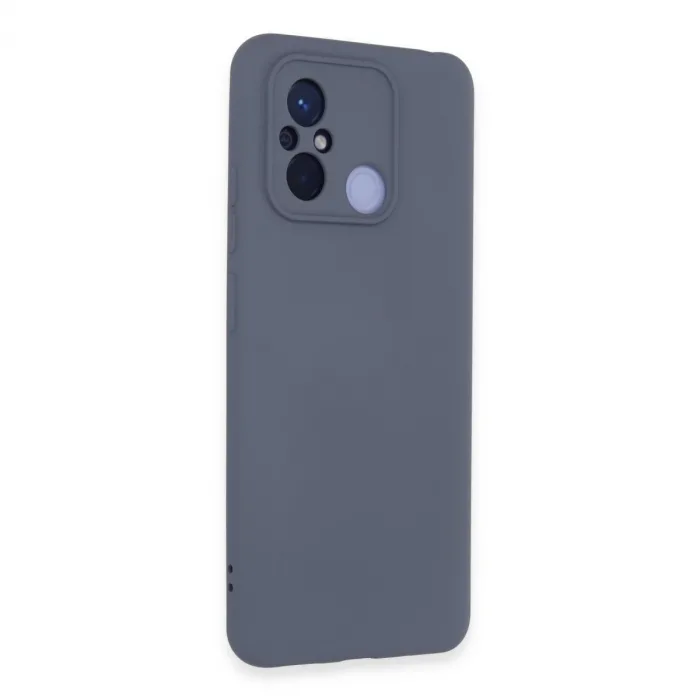 Xiaomi Redmi 12c Kılıf Nano İçi Kadife Silikon - Gri
