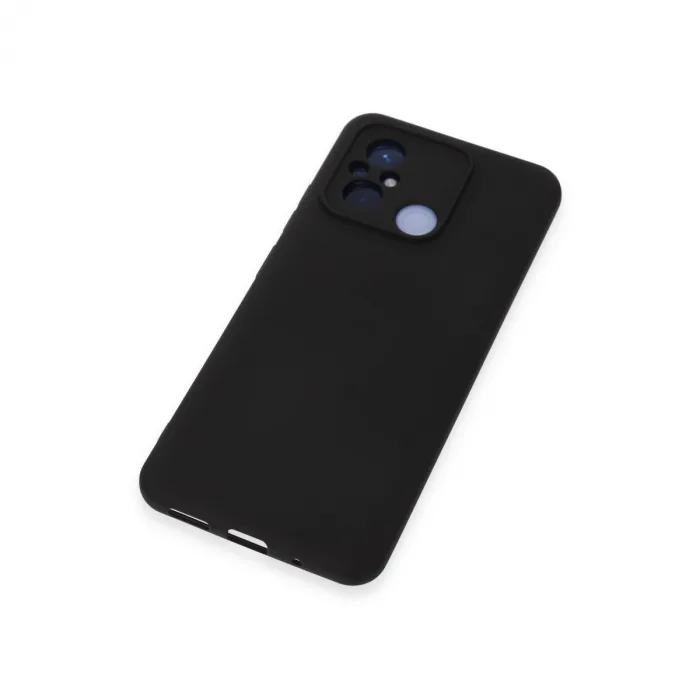 Xiaomi Redmi 12c Kılıf Nano İçi Kadife Silikon - Siyah