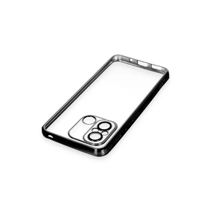 Xiaomi Redmi 12c Kılıf Razer Lensli Silikon - Siyah