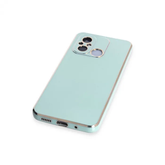 Xiaomi Redmi 12c Kılıf Volet Silikon - Açık Yeşil