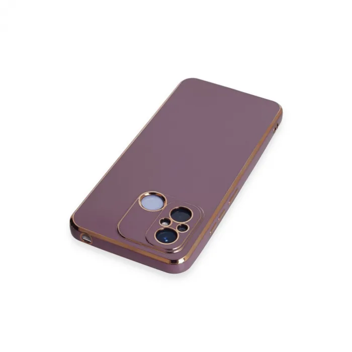 Xiaomi Redmi 12c Kılıf Volet Silikon - Mor