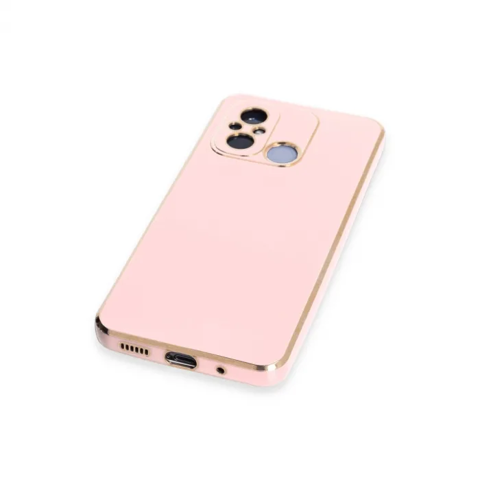 Xiaomi Redmi 12c Kılıf Volet Silikon - Pembe