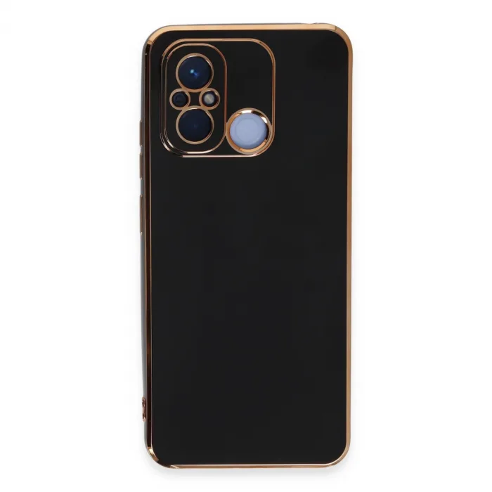 Xiaomi Redmi 12c Kılıf Volet Silikon - Siyah