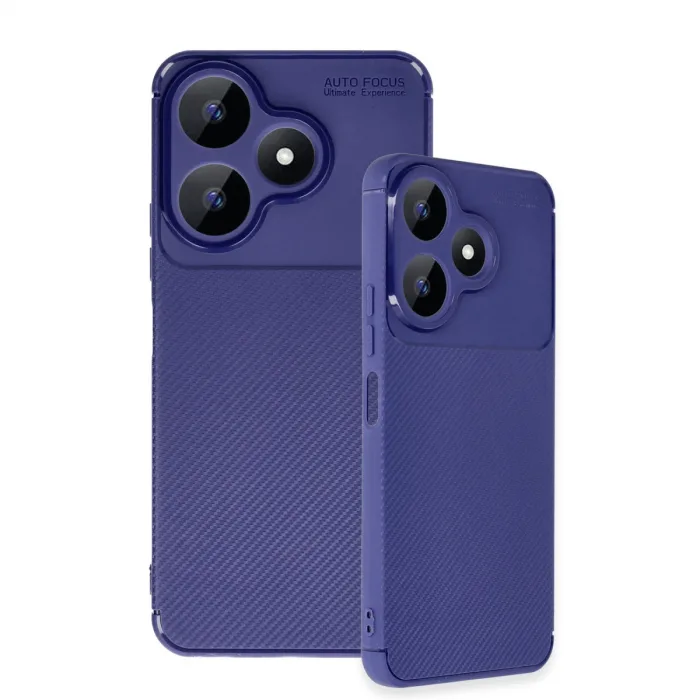 Xiaomi Redmi 13 4g Kılıf Auto Focus Karbon Kapak - Lacivert
