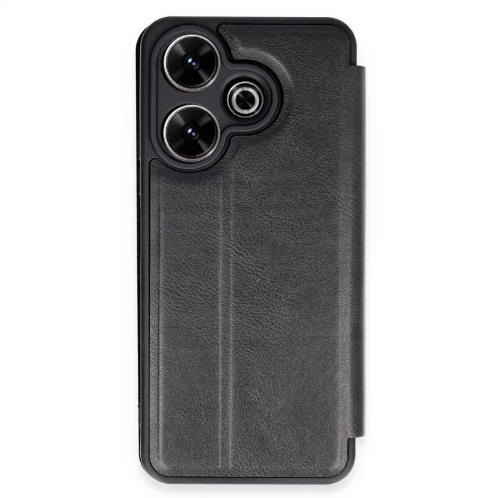Xiaomi Redmi 13 4g Kılıf Flip Cover - Siyah