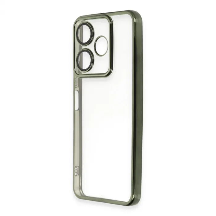 Xiaomi Redmi 13 4g Kılıf Razer Lensli Silikon - Yeşil