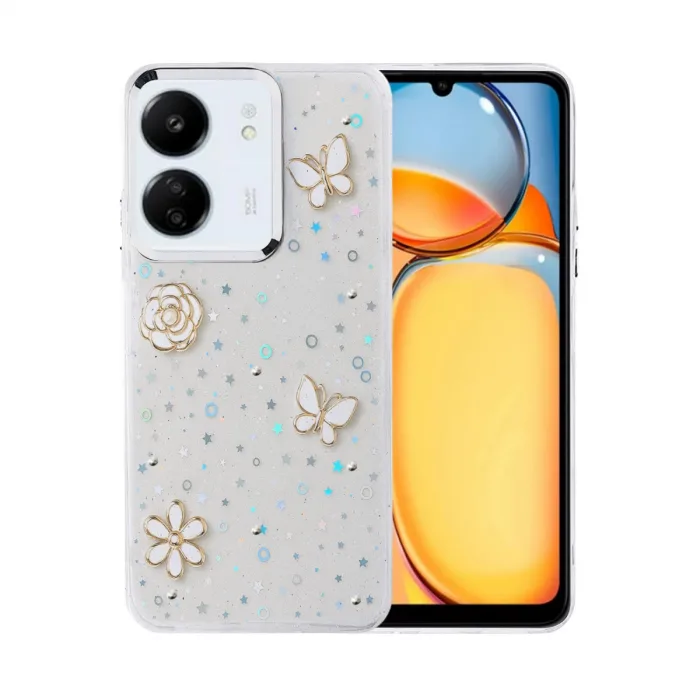 Xiaomi Redmi 13c Fiyonk Desenli Kapak - Desen 10