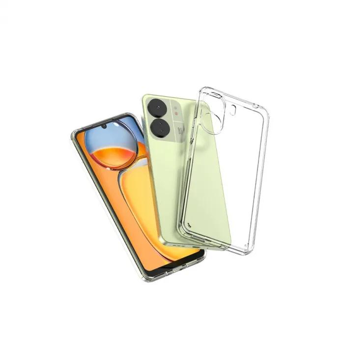 Xiaomi Redmi 13c Kılıf Lüx Şeffaf Silikon