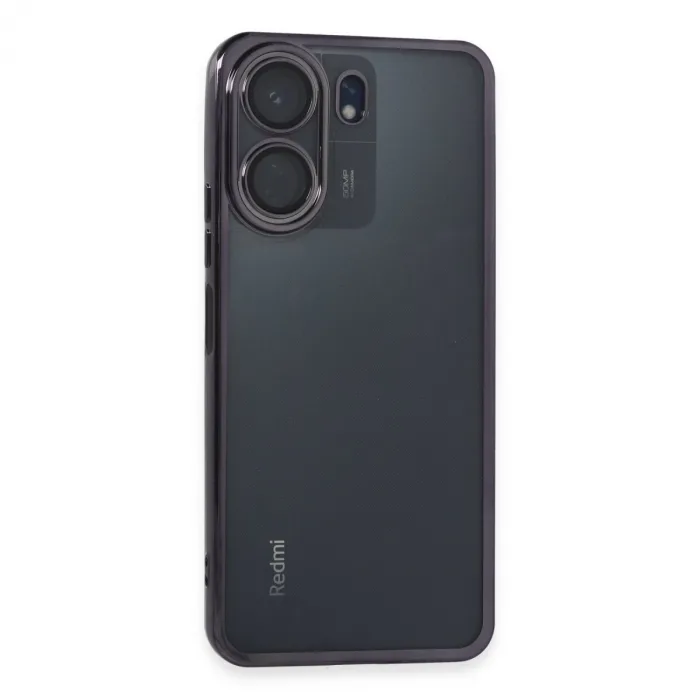 Xiaomi Redmi 13c Kılıf Razer Lensli Silikon - Mor