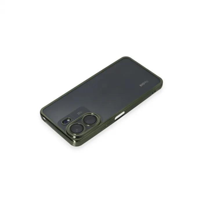 Xiaomi Redmi 13c Kılıf Razer Lensli Silikon - Yeşil