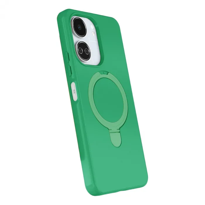 Xiaomi Redmi 13c Regal Magsafe Standlı Kapak - Yeşil