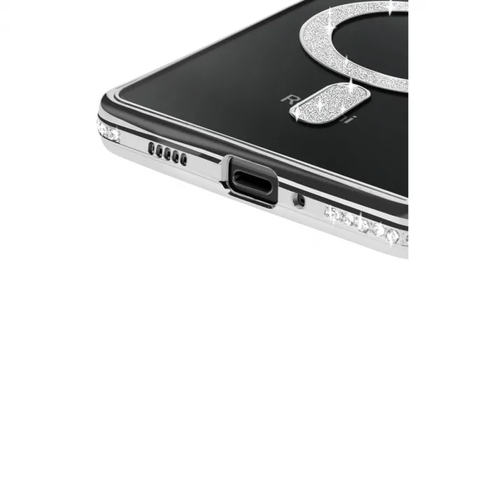 Xiaomi Redmi 14c Joke Simli Magneticsafe Kılıf - Gümüş