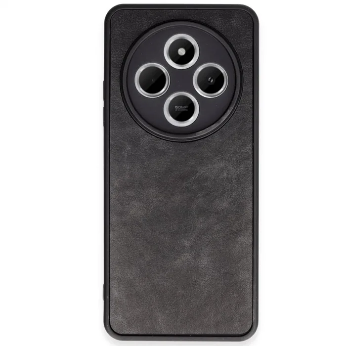 Xiaomi Redmi 14c Kılıf Aras Deri Kapak - Siyah