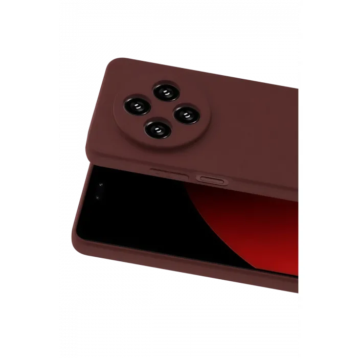 Xiaomi Redmi 14c Kılıf First Silikon - Bordo