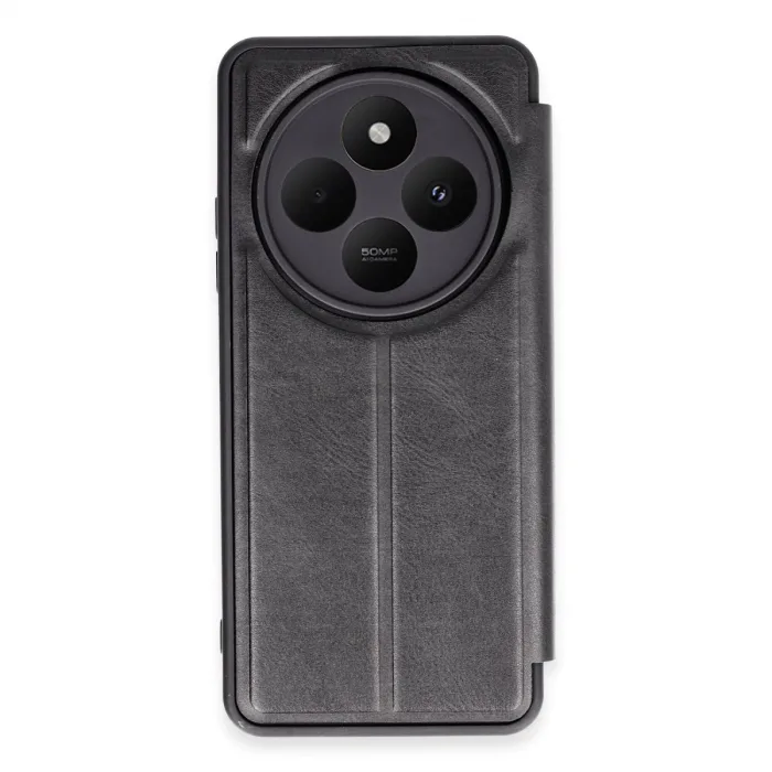 Xiaomi Redmi 14c Kılıf Flip Cover - Siyah