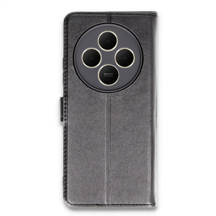 Xiaomi Redmi 14c Kılıf Trend S Plus Kapaklı Kılıf - Siyah