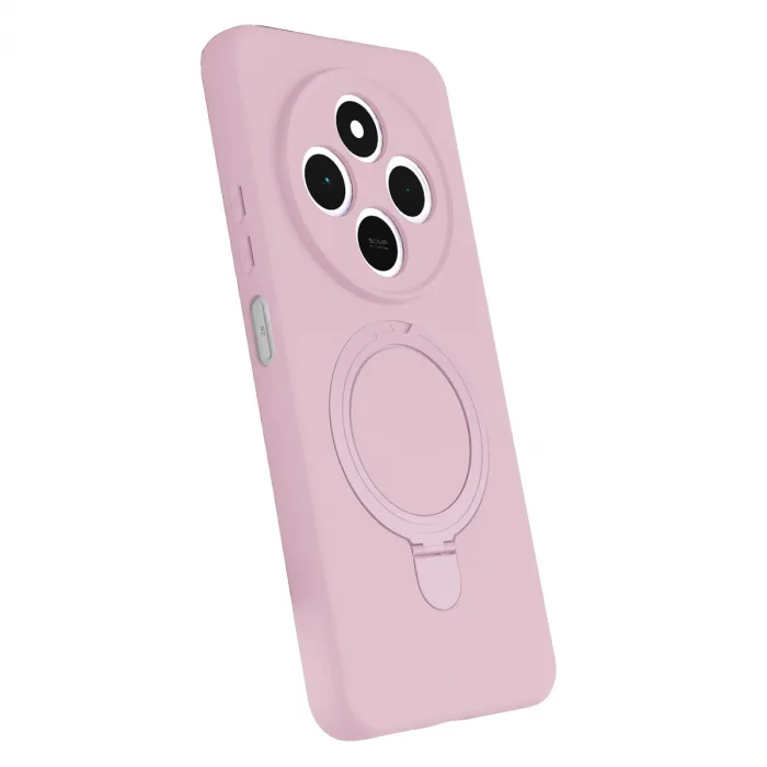 Xiaomi Redmi 14c Regal Magsafe Standlı Kapak - Açık Pembe