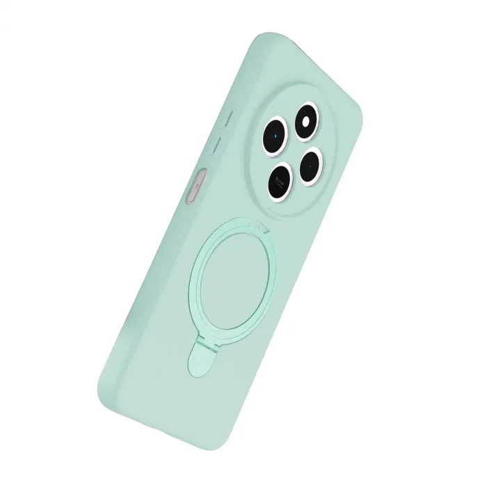 Xiaomi Redmi 14c Regal Magsafe Standlı Kapak - Su Yeşili