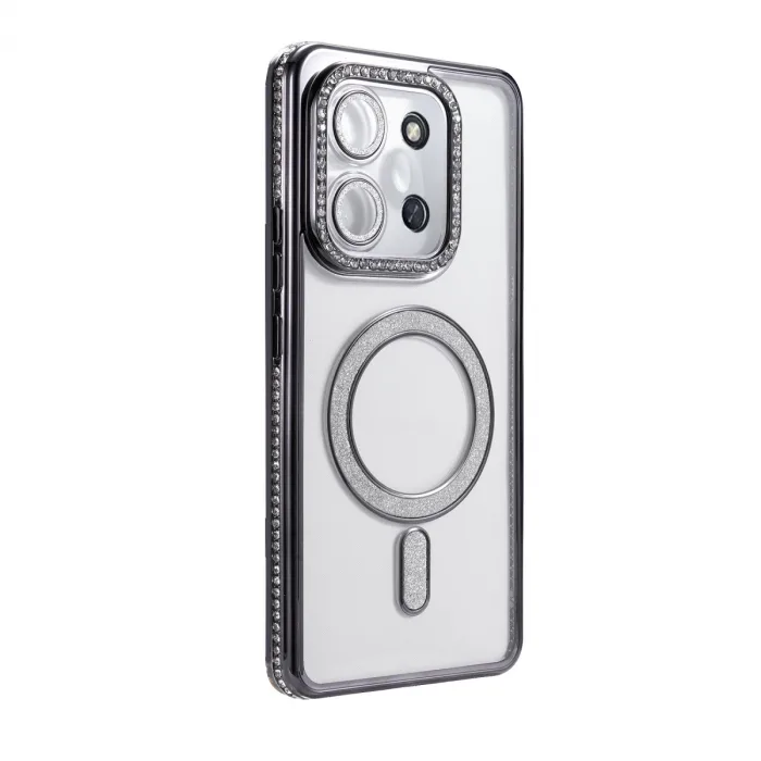 Xiaomi Redmi 15c 4g Joke Simli Magneticsafe Kılıf - Siyah