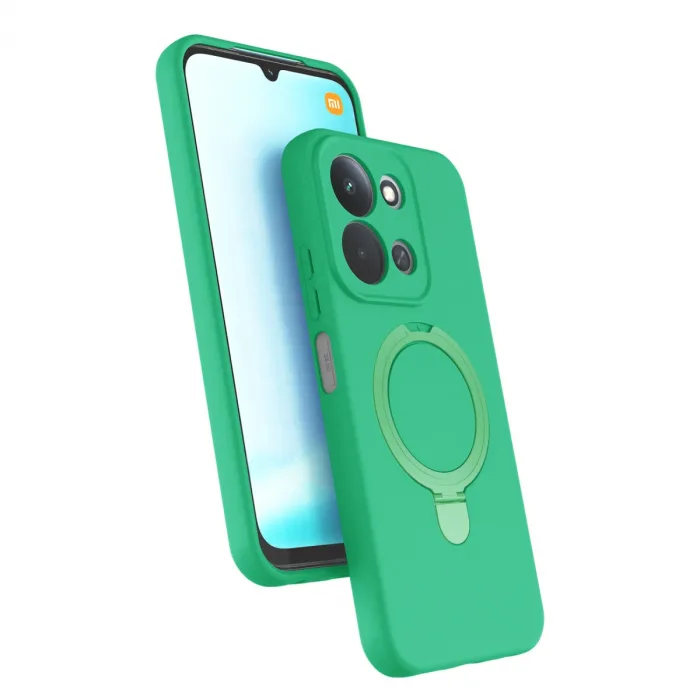 Xiaomi Redmi 15c 4g Regal Magsafe Standlı Kapak - Yeşil