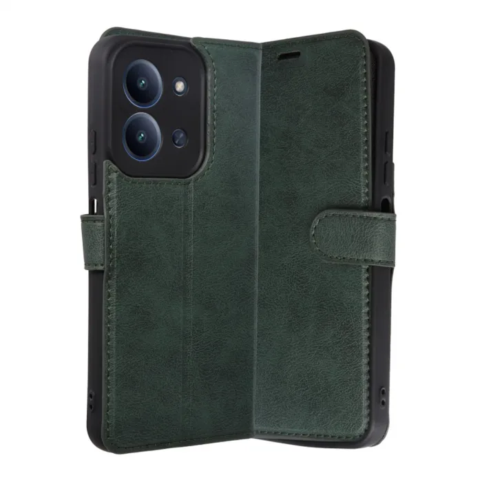 Xiaomi Redmi 15c 4g Trend S Plus Kapaklı Kılıf - Yeşil