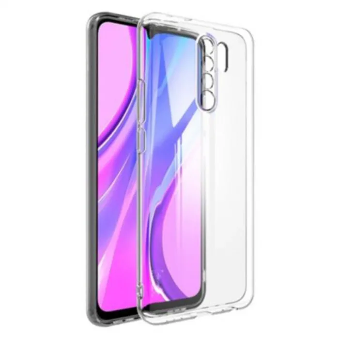 Xiaomi Redmi 9 Kılıf Lüx Şeffaf Silikon - Şeffaf