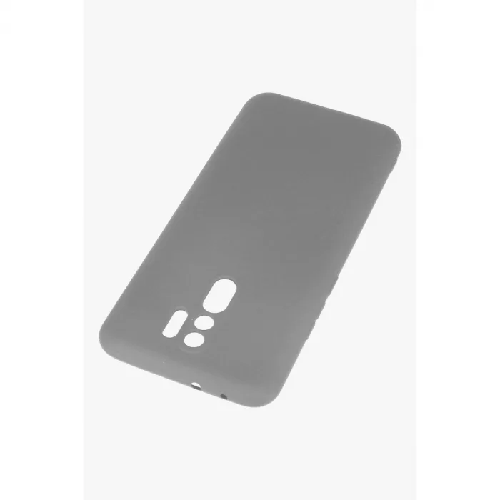 Xiaomi Redmi 9 Kılıf Nano İçi Kadife Silikon - Gri